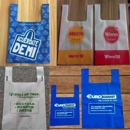 3 BRAND NEW Heavy Duty Reusable Walmart Shopping Bags Wal-Mart Logo LOWEST  PRICE