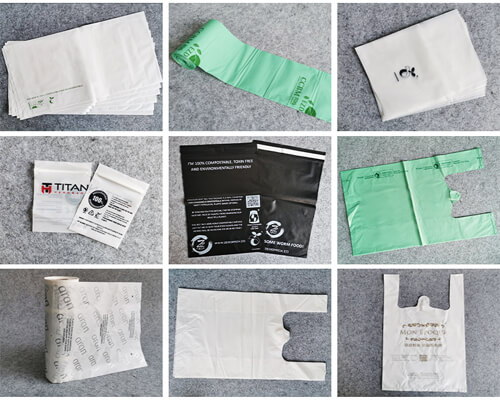 Biodegradable Shopping bags, trash bags